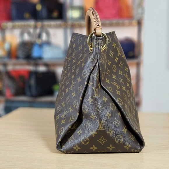 LOUIS VUITTON ARTSY MM Authentic Monogram Tote Hobo LV Bag Shoulder Authentic LV - Picture 8 of 16
